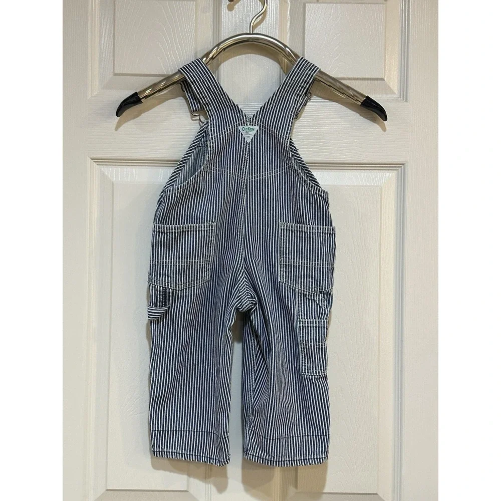 vintage oshkosh b‎ gosh Striped Toddler Overall Size 1t